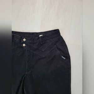 Plus size black vintage western jeans rockies